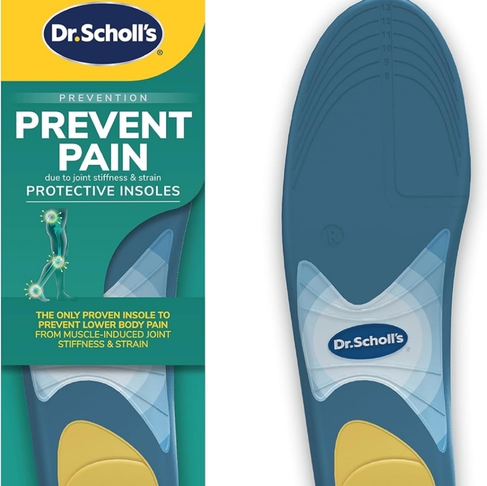 Dr. Scholl's Prevent Pain Protective Insoles, Protect Against Foot, Knee, Lower